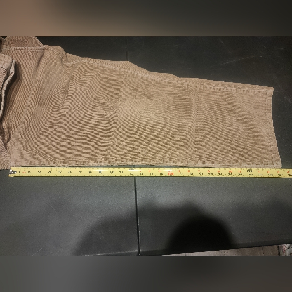 Dockers Relaxed Fit Corduroy Pants - Tan - Men's 38x27 - Picture 8 of 9